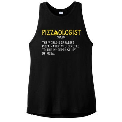 Pizza Maker Pizzaologist Pizza Baker Ladies PosiCharge Tri-Blend Wicking Tank