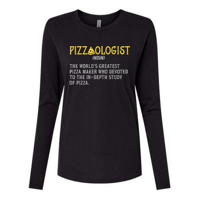 Pizza Maker Pizzaologist Pizza Baker Womens Cotton Relaxed Long Sleeve T-Shirt