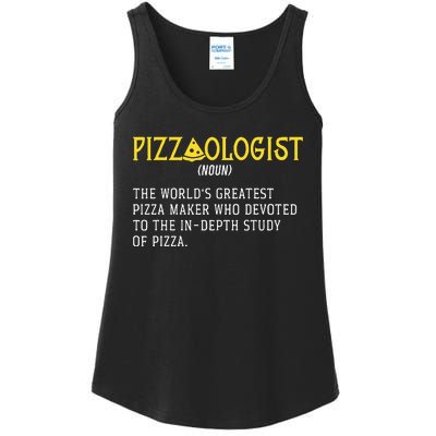 Pizza Maker Pizzaologist Pizza Baker Ladies Essential Tank