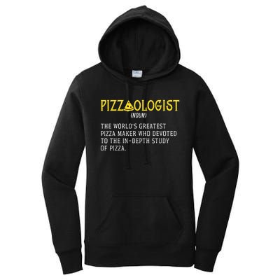 Pizza Maker Pizzaologist Pizza Baker Women's Pullover Hoodie