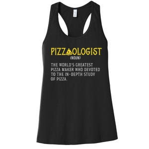 Pizza Maker Pizzaologist Pizza Baker Women's Racerback Tank