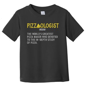 Pizza Maker Pizzaologist Pizza Baker Toddler T-Shirt