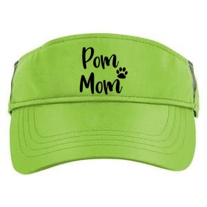 Pom Mom Pomeranian Mom Pom Mama Adult Drive Performance Visor