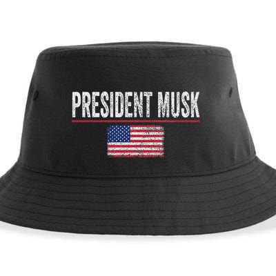 President Musk Sustainable Bucket Hat