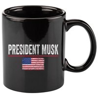 President Musk 11oz C Handle Ceramic Mug