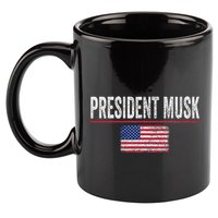 President Musk 11oz C Handle Ceramic Mug