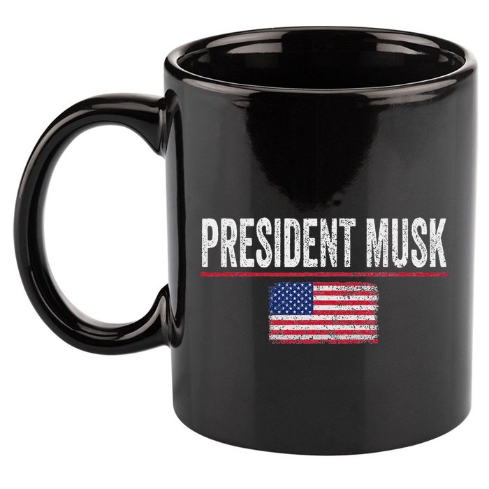 President Musk 11oz C Handle Ceramic Mug
