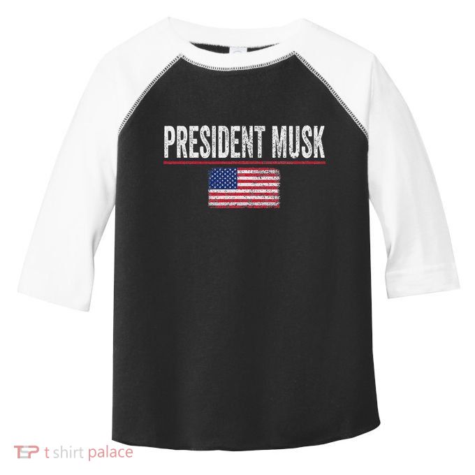 President Musk Toddler Fine Jersey T-Shirt
