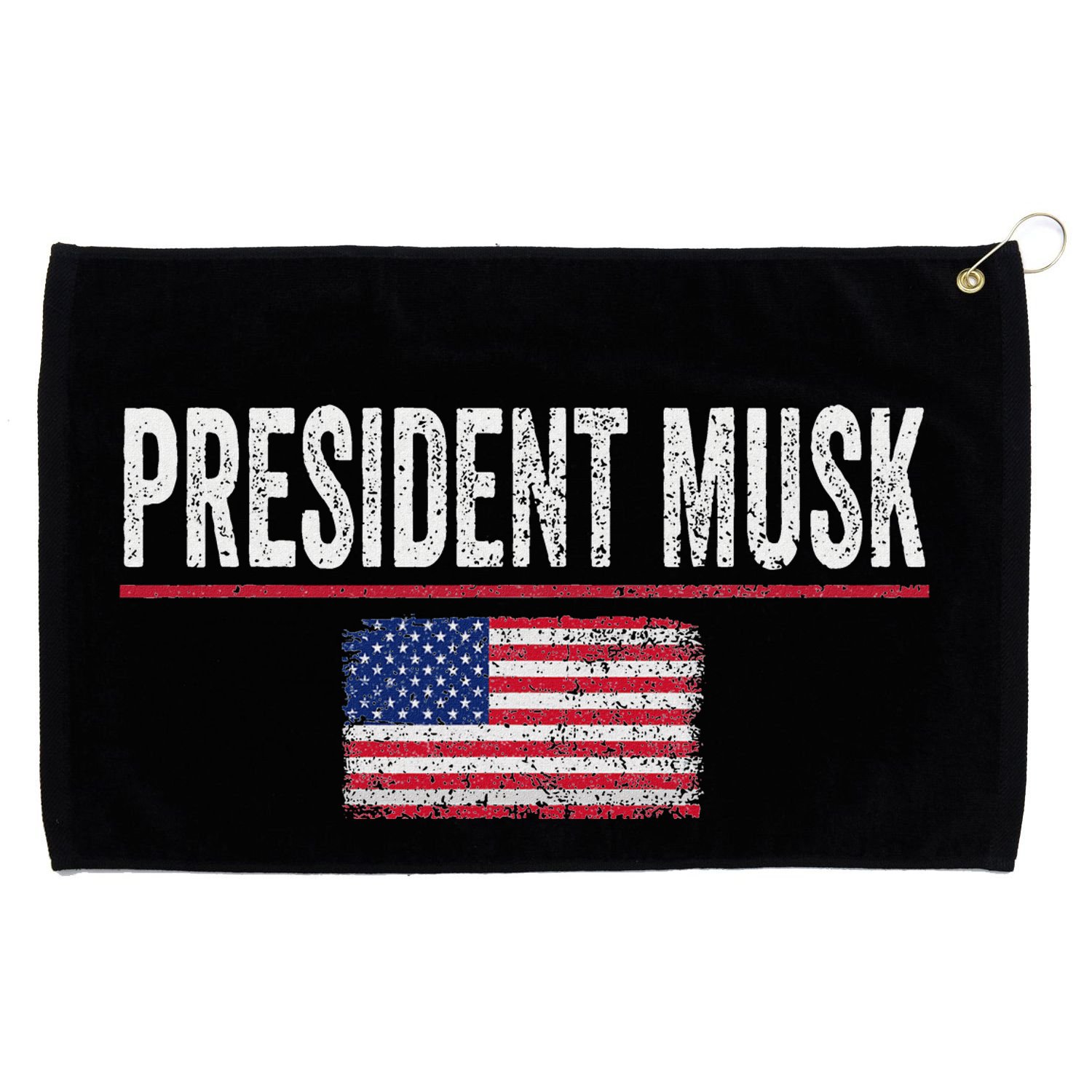 President Musk Grommeted Golf Towel