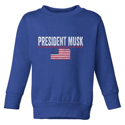 President Musk Toddler Sweatshirt