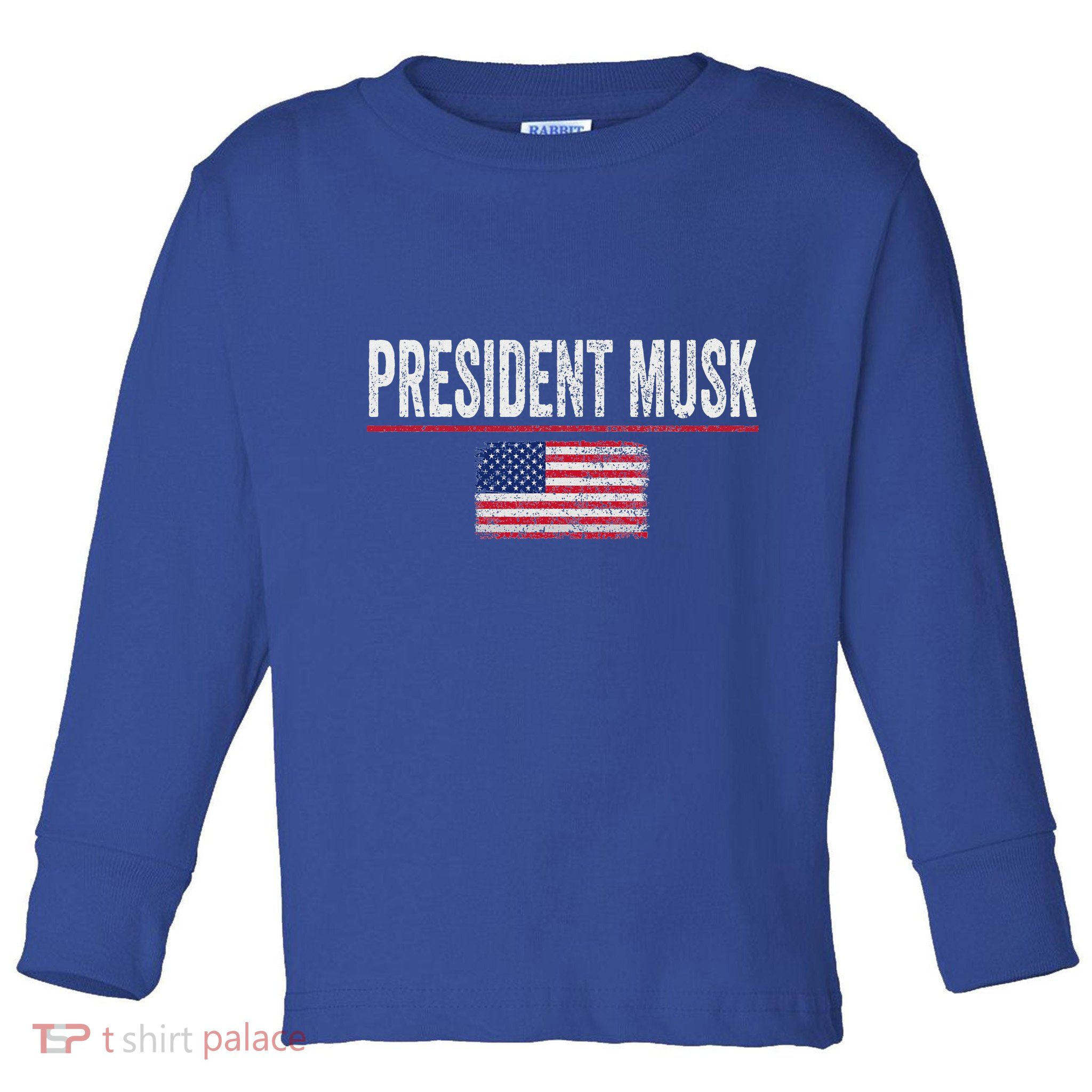President Musk Toddler Long Sleeve Shirt