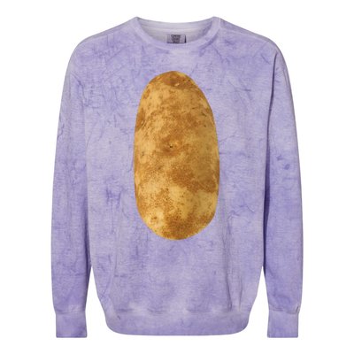 Potatoe Mmmmmmm Potatoes Halloween Costume Colorblast Crewneck Sweatshirt