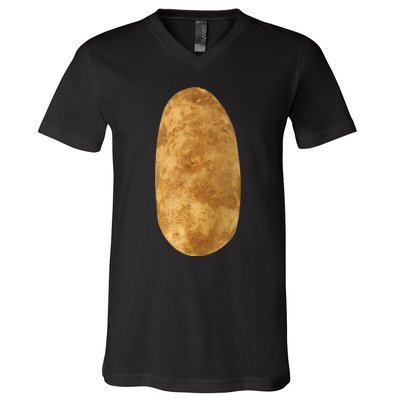 Potatoe Mmmmmmm Potatoes Halloween Costume V-Neck T-Shirt