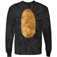 Potatoe Mmmmmmm Potatoes Halloween Costume Tie-Dye Long Sleeve Shirt