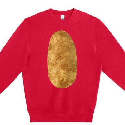 Potatoe Mmmmmmm Potatoes Halloween Costume Premium Crewneck Sweatshirt