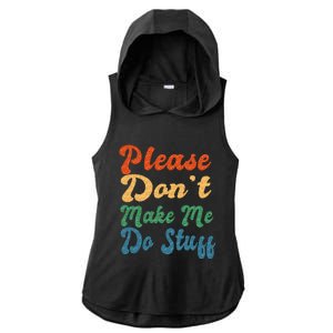 Positive Message Quote Dear Person Behind Me Love Ladies PosiCharge Tri-Blend Wicking Draft Hoodie Tank