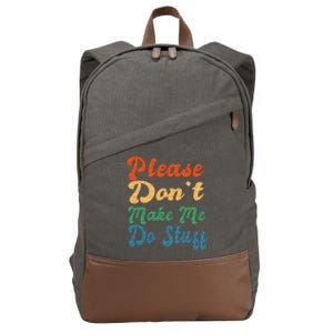 Positive Message Quote Dear Person Behind Me Love Cotton Canvas Backpack