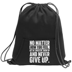 Perseverance Motivational Quote Inspiration Life Slogan Sweatshirt Cinch Pack Bag