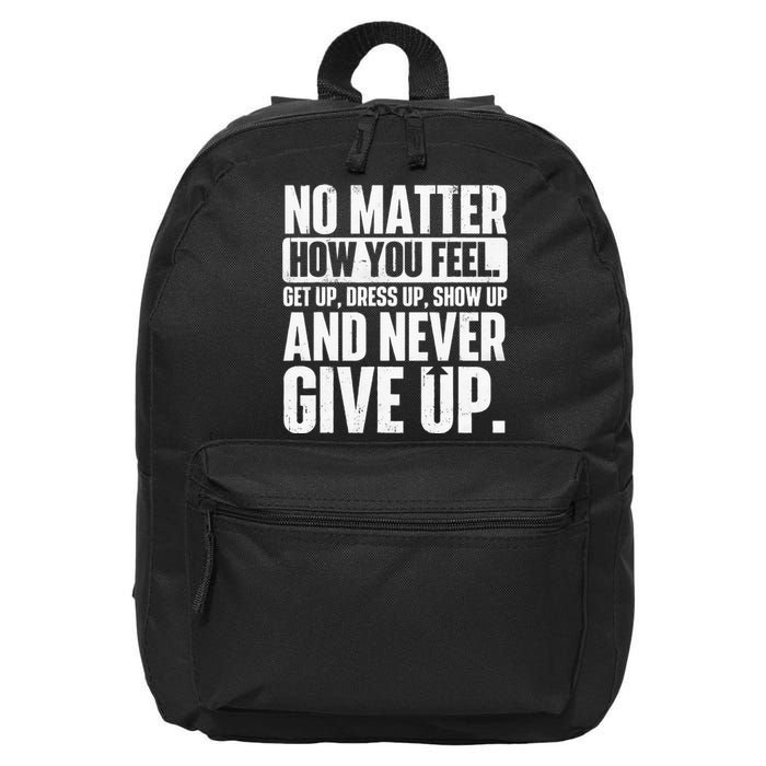 Perseverance Motivational Quote Inspiration Life Slogan 16 in Basic Backpack