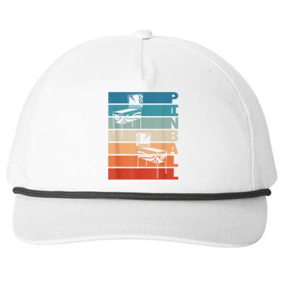 Pinball Machine Retro Vintage Design For Wizards Snapback Five-Panel Rope Hat