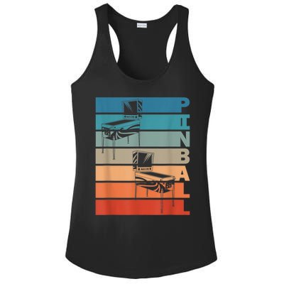 Pinball Machine Retro Vintage Design For Wizards Ladies PosiCharge Competitor Racerback Tank