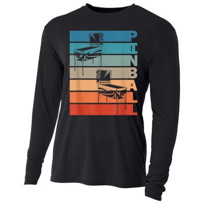 Pinball Machine Retro Vintage Design For Wizards Cooling Performance Long Sleeve Crew