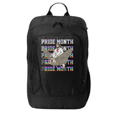 Pride Month Ride Moth Design City Backpack