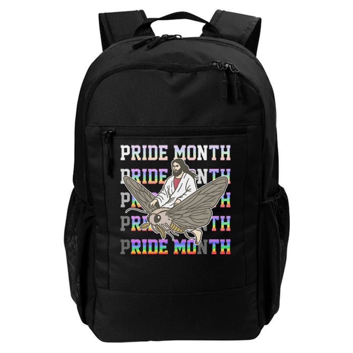 Pride Month Ride Moth Design Daily Commute Backpack