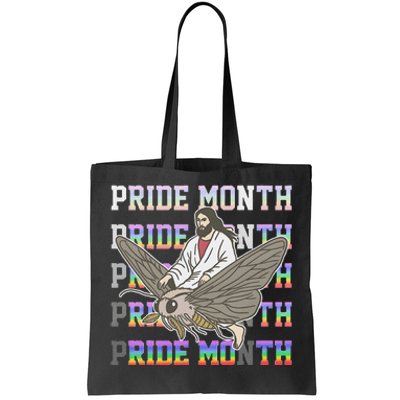 Pride Month Ride Moth Design Tote Bag