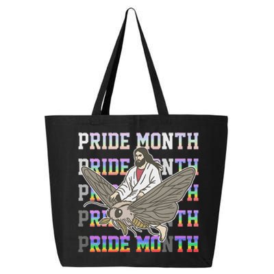 Pride Month Ride Moth Design 25L Jumbo Tote