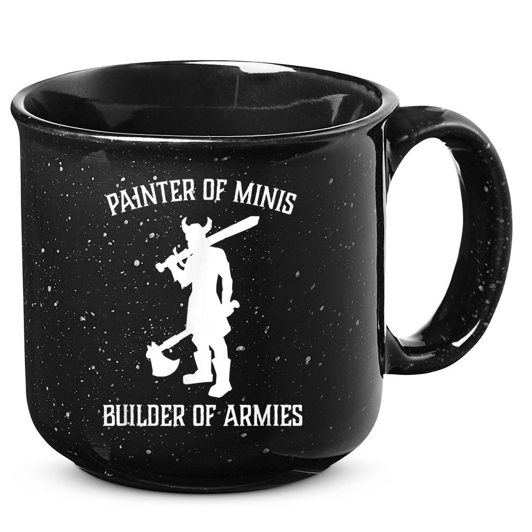 Painting Miniatures Role Playing Game Fantasy Warrior Minis 15oz Campfire Ceramic Mug