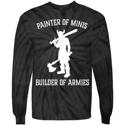 Painting Miniatures Role Playing Game Fantasy Warrior Minis Tie-Dye Long Sleeve Shirt