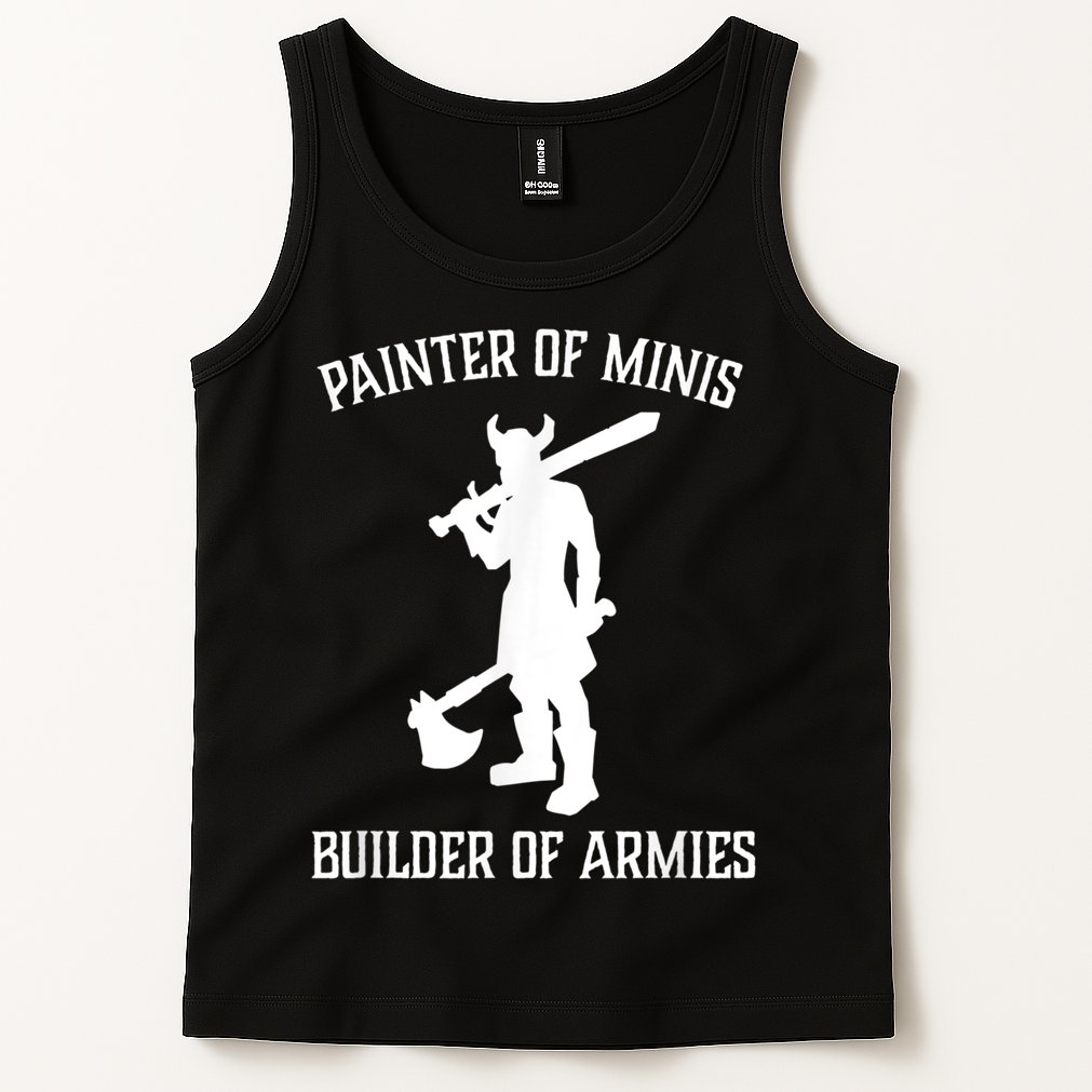 Painting Miniatures Role Playing Game Fantasy Warrior Minis Tank Top