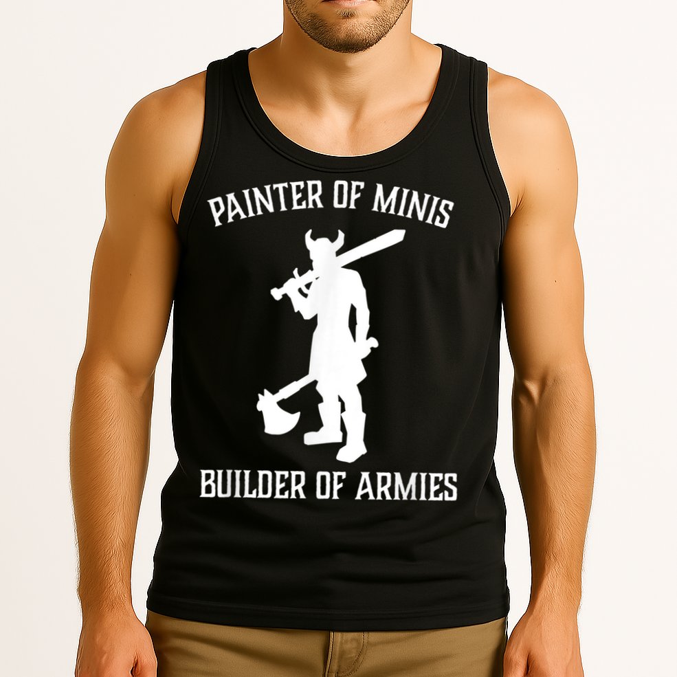 Painting Miniatures Role Playing Game Fantasy Warrior Minis Tank Top
