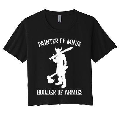 Painting Miniatures Role Playing Game Fantasy Warrior Minis Crop Top