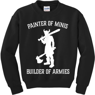 Painting Miniatures Role Playing Game Fantasy Warrior Minis Kids Sweatshirt