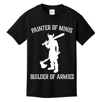 Painting Miniatures Role Playing Game Fantasy Warrior Minis Kids T-Shirt