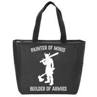 Painting Miniatures Role Playing Game Fantasy Warrior Minis Zip Tote Bag