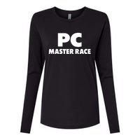 Pc Master Race Womens Cotton Relaxed Long Sleeve T-Shirt