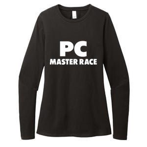 Pc Master Race Womens CVC Long Sleeve Shirt