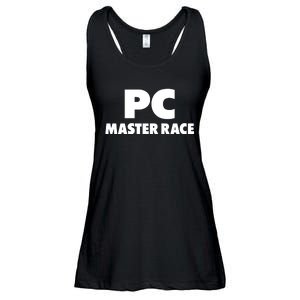 Pc Master Race Ladies Essential Flowy Tank