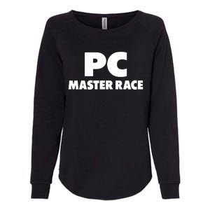 Pc Master Race Womens California Wash Sweatshirt