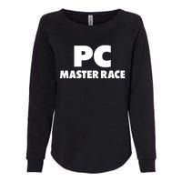 Pc Master Race Womens California Wash Sweatshirt