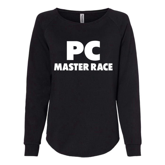 Pc Master Race Womens California Wash Sweatshirt