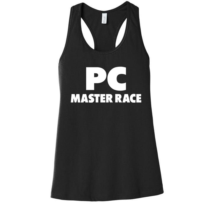 Pc Master Race Women's Racerback Tank