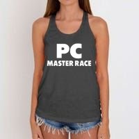 Pc Master Race Women's Knotted Racerback Tank