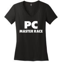 Pc Master Race Women's V-Neck T-Shirt