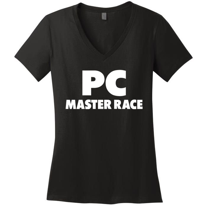 Pc Master Race Women's V-Neck T-Shirt