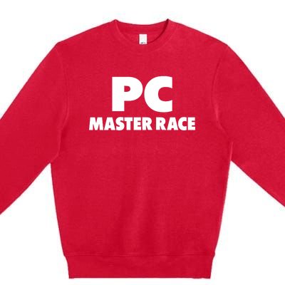 Pc Master Race Premium Crewneck Sweatshirt