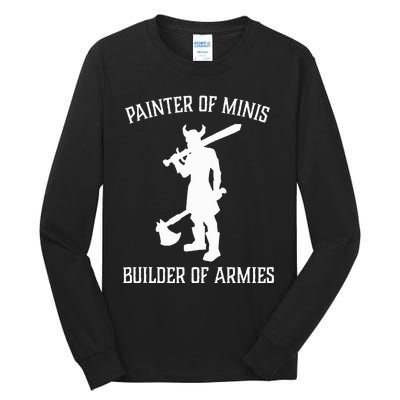 Painting Miniatures Role Playing Game Fantasy Warrior Minis Tall Long Sleeve T-Shirt